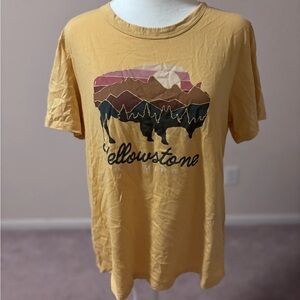 Time and Tru Mustard Yellow T-Shirt